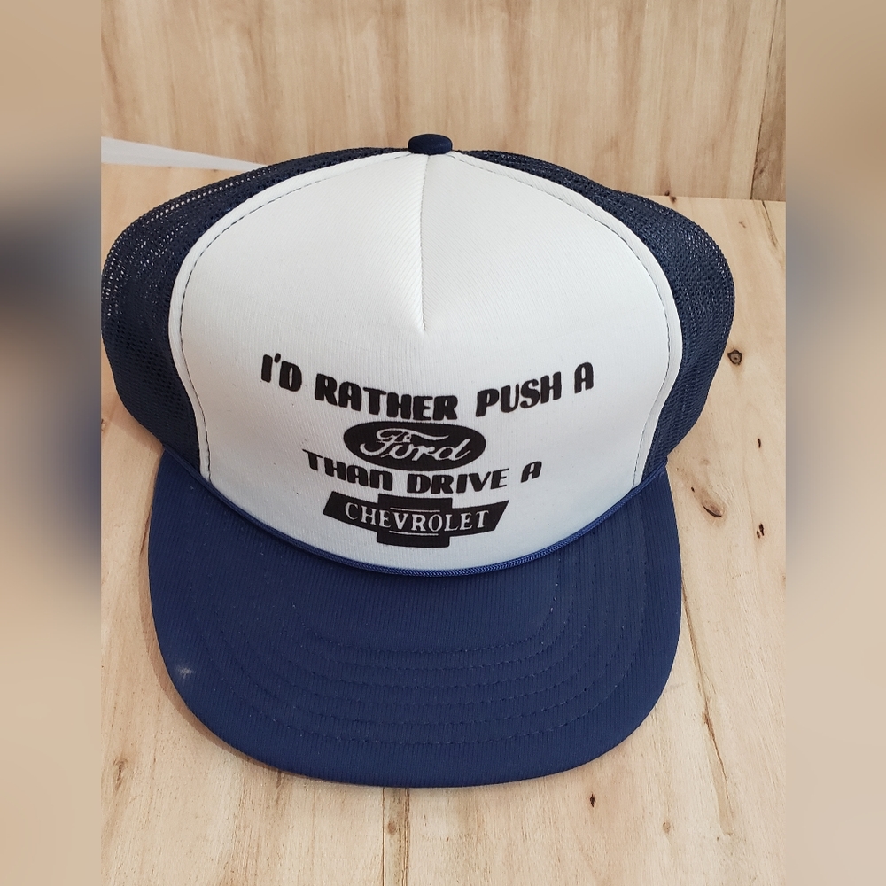 Vintage Ford vs Chevrolet Baseball Cap